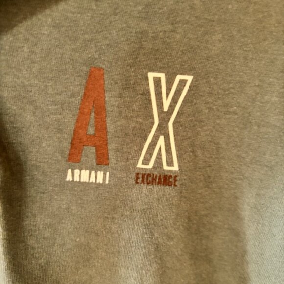 Armani Exchange Rugby Polo Shirt Mens Junebug Green Size Small - Picture 3 of 7